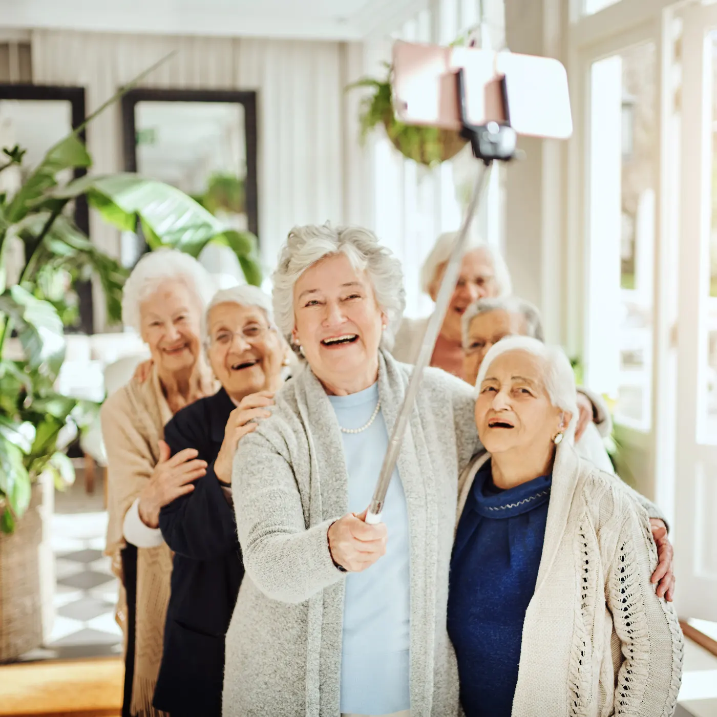 Happy Women in Life Care Homes - Invest in Retirement Communities